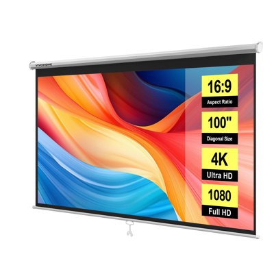 Manual Ceiling Mounted Projector Screen