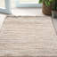 Tapis beige en coton tissé à la main Bowen-794103147