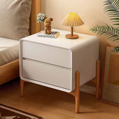 1 piece, high-end bedside table 15.75 inches wide, minimalist home bedroom, bedside table, minimalist storage cabinet