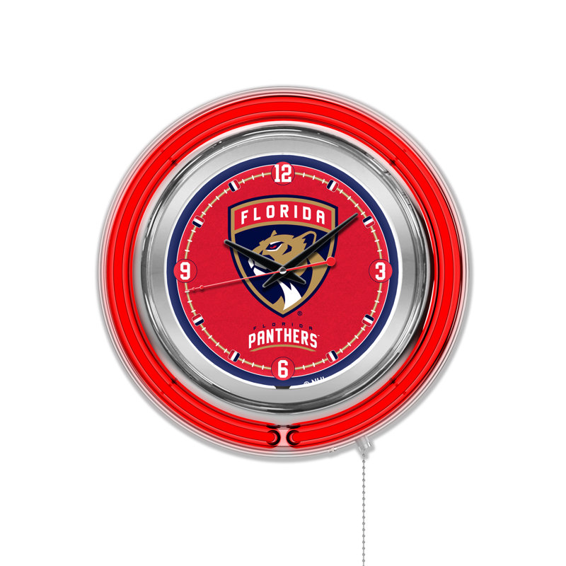 Horloge murale 15" nhl, Florida Panthers