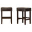 Ensemble de 2 tabourets de bar à hauteur de comptoir sans dossier de 26,75 po-685497018