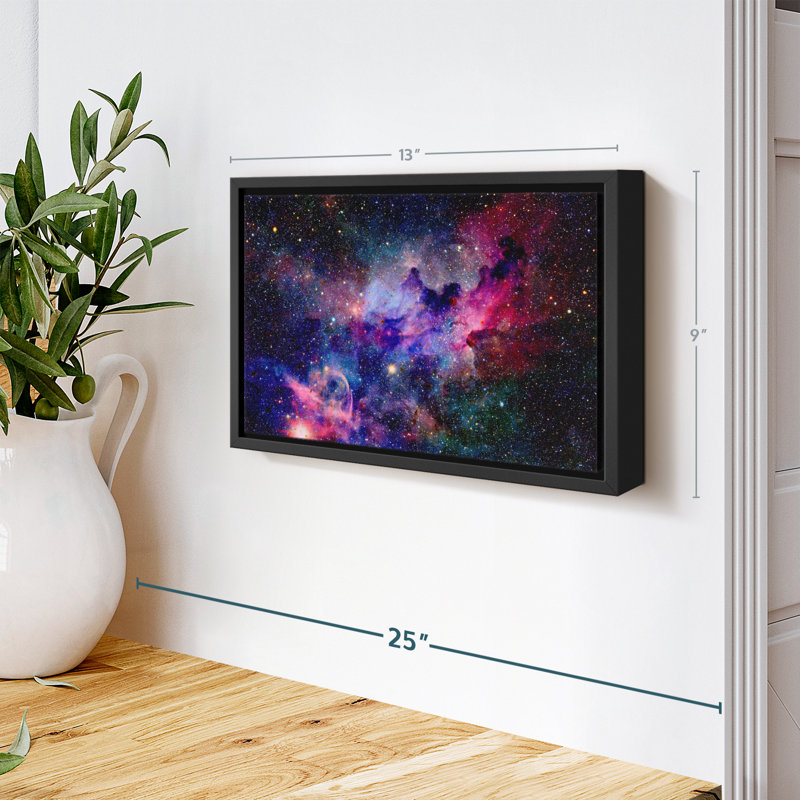 Impression sur toile Galaxy Galaxy Nebula, H 9 po x l 13 po