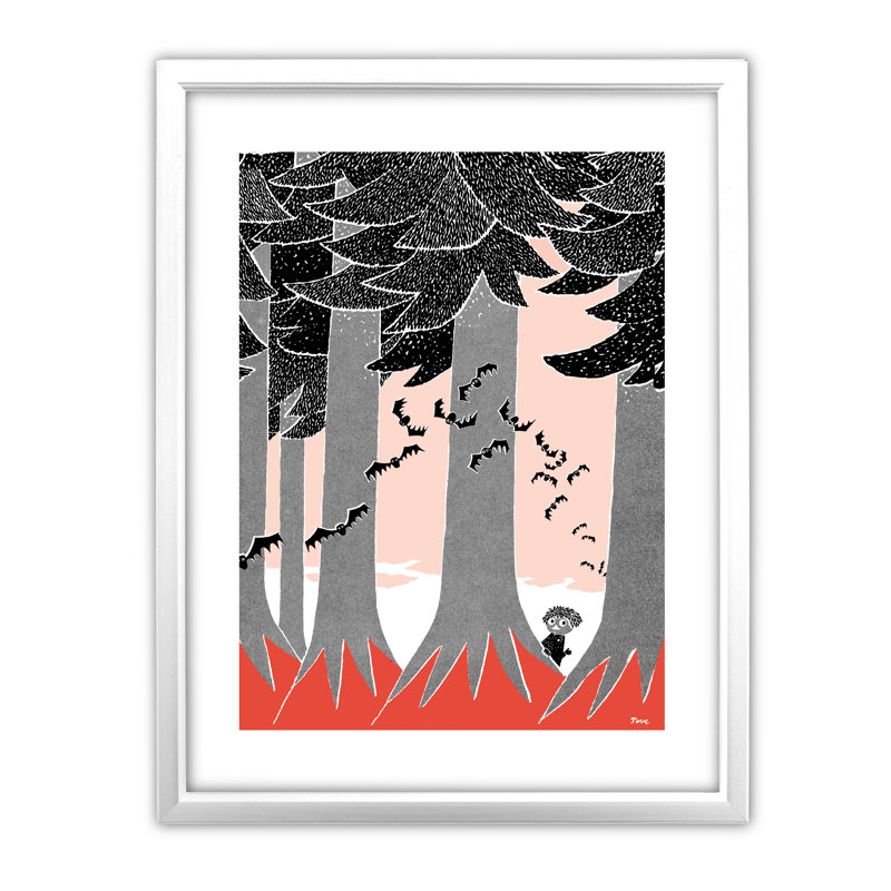 Gardendale Tove Jansson - Single Picture Frame Print, White