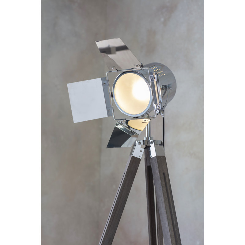 Lillian 97cm Brown Tripod Floor Lamp