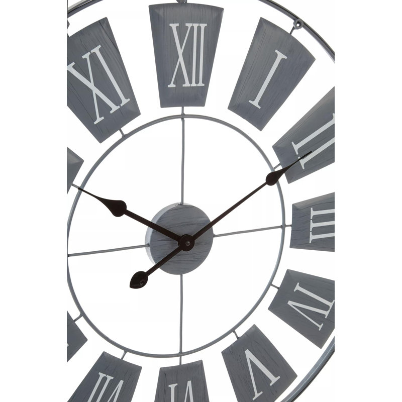 Metal Wall Clock, 90cm H x 90cm W x 4cm D