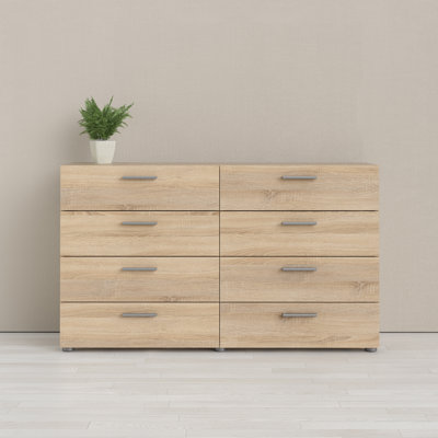 Gianna 8 Drawer 55.12" W Double Dresser