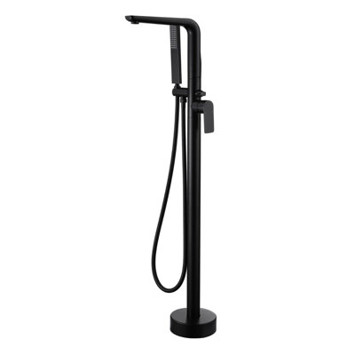Floor Tub Spout with Diverter