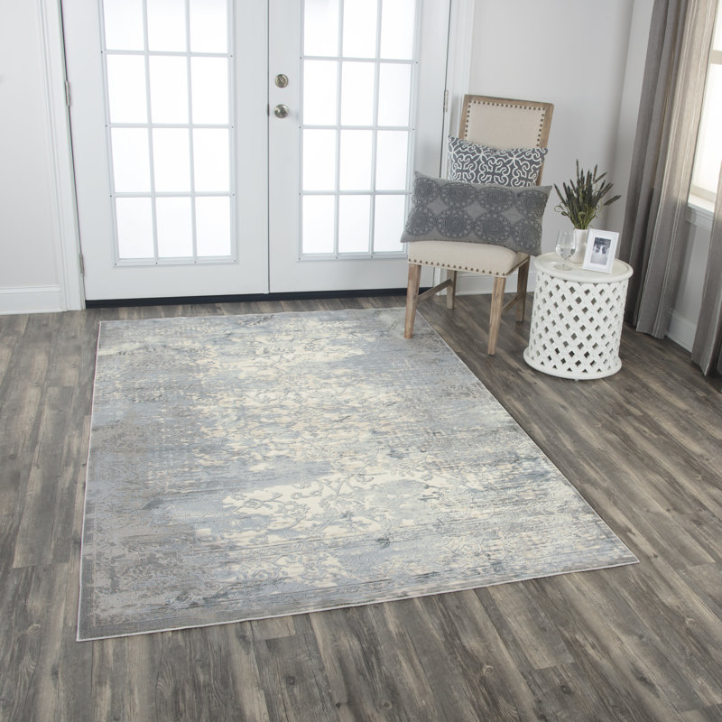 Tapis gris Carey, Rectangle 7 pi 10 po x 9 pi 10 po