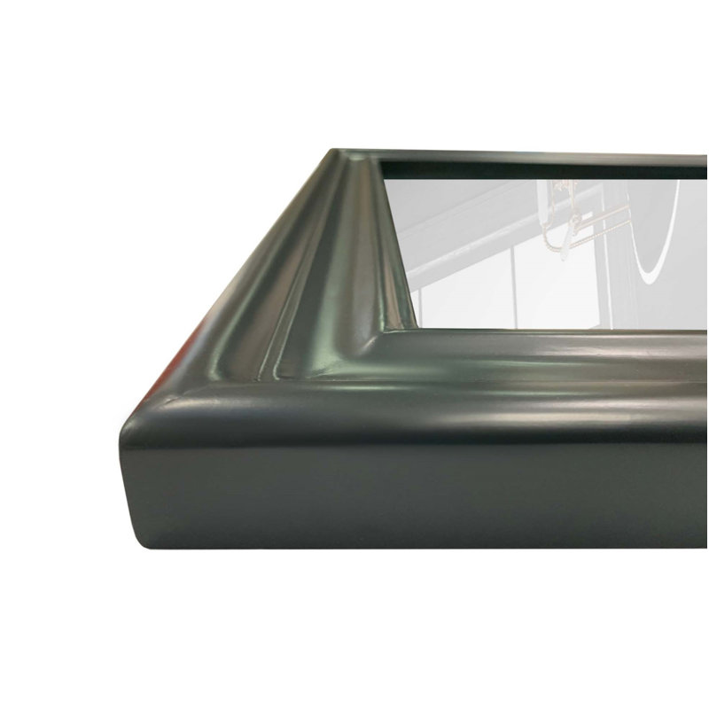 Miroir de salle de bain Kampbell, Gris foncé