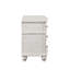 Table de chevet 3 tiroirs blanc antique