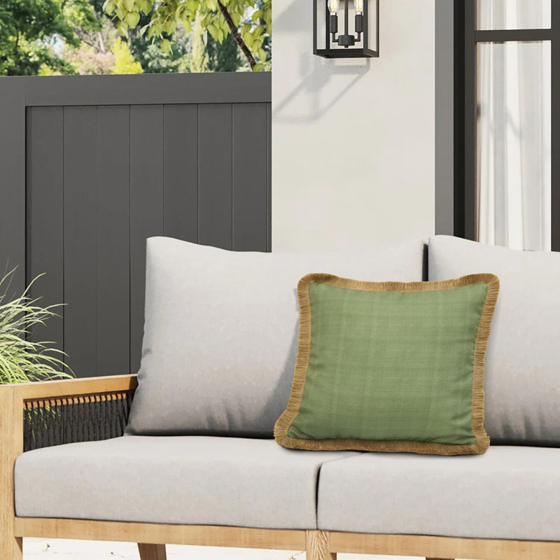 Tropicana Butterfly Outdoor Reversible Throw Pillow