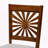 Marley Gray Fabric and Dark Brown Solid Wood Dining Chair, 37.29'' H X 18.37'' W X 17.57'' D-1210573339