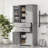 Spacious Storage Cabinet With Multi-Functional Space, Doors, 2 Drawers, And Adjustable Shelf For Organized Living-301154029