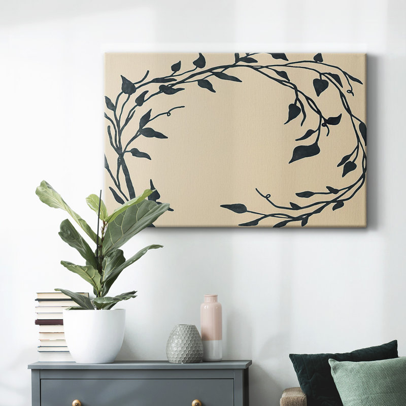 Tendril Swirl II-Gallery, toile tendue, H 12 po x l 18 po