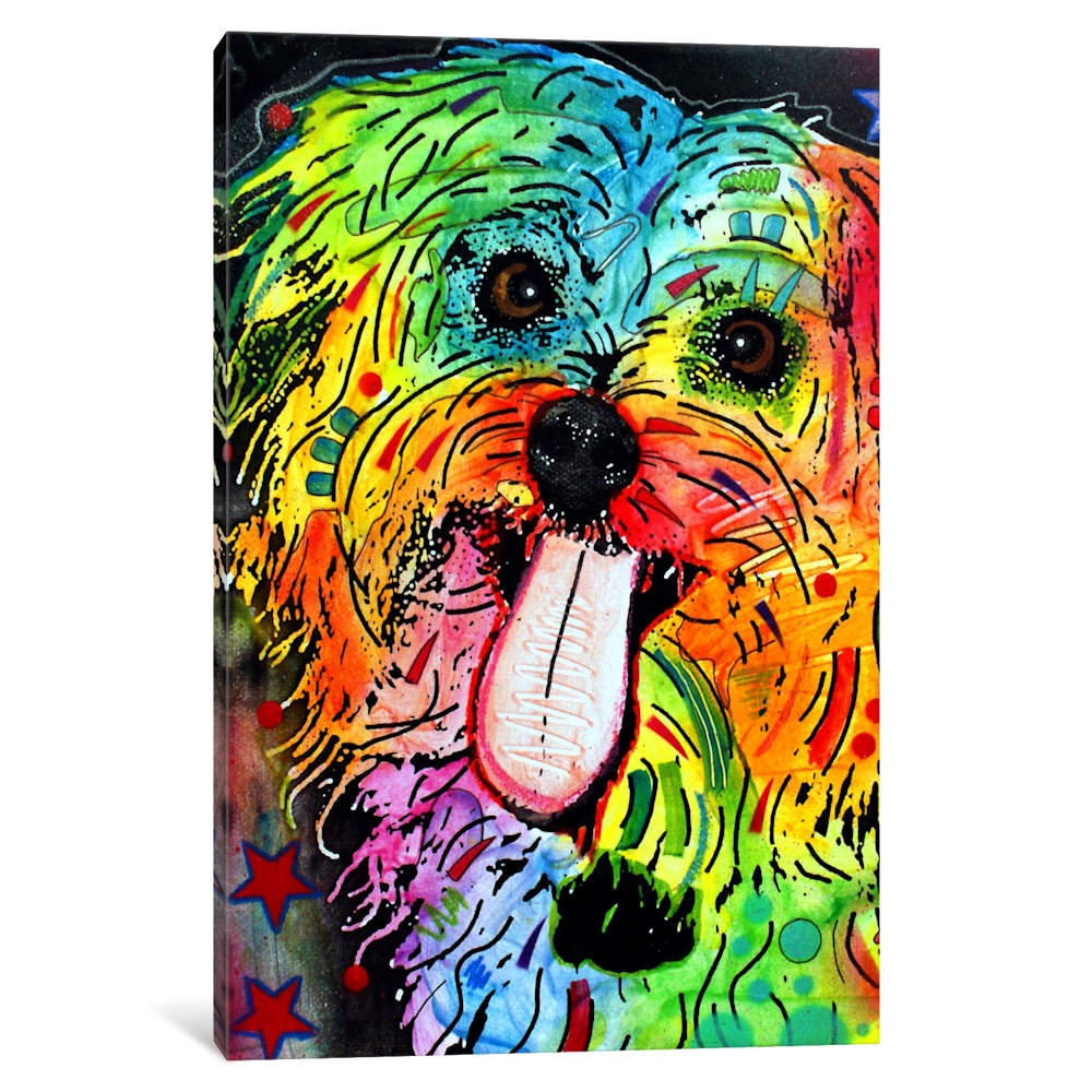 'Shih Tzu' Graphic Art on Wrapped Canvas