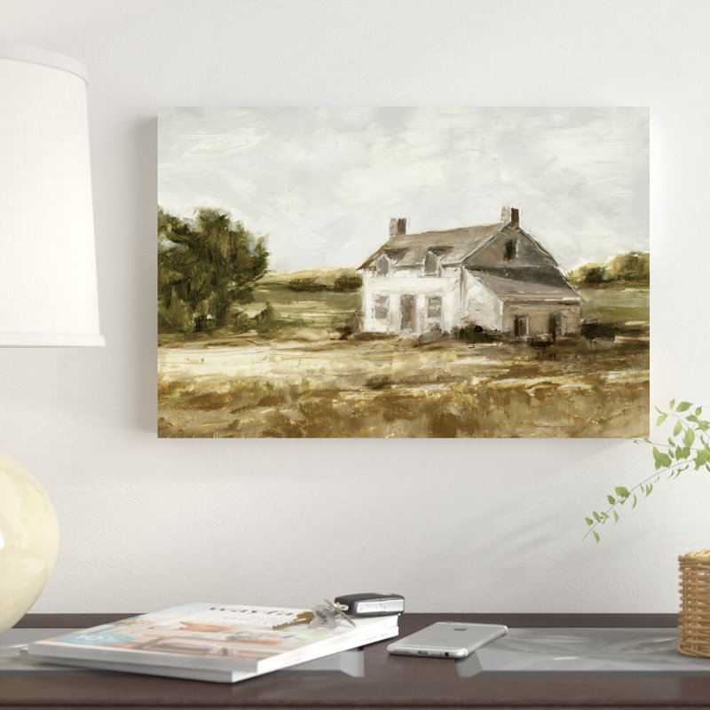 «Country Harvest II» par Ethan Harper - peinture sur toile tendue, H 12 po x l 18 po