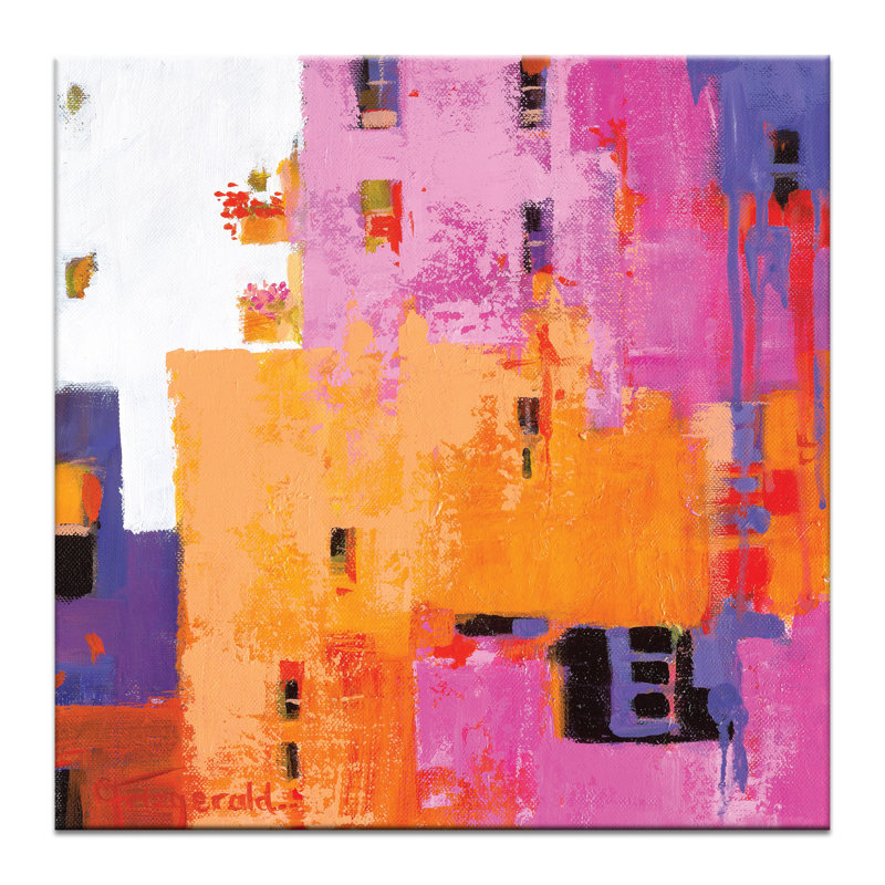 Awesome by Catherine Fitzgerald - Print on Canvas, 61cm H x 61cm W x 3.8cm D