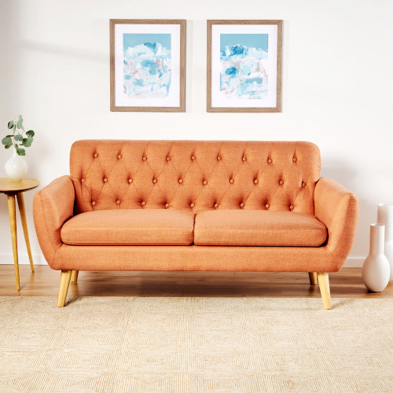 Loveseat, Button-Tufted Sofa For Small Space
