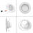 5/6" Round 15W LED Recessed Dimmable Downlight-44489041