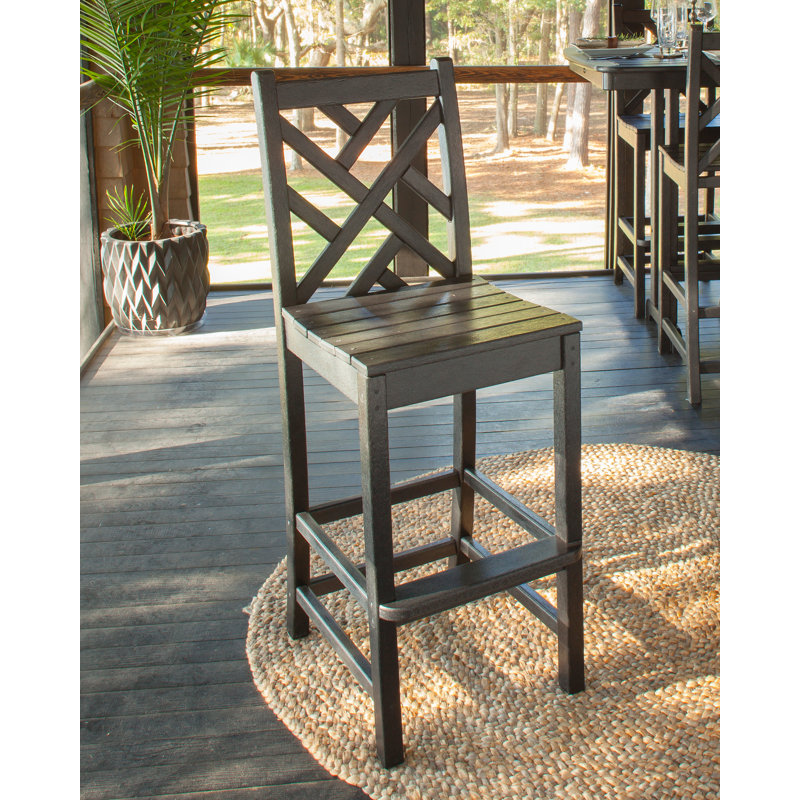 Chaise de bar Lakeside POLYWOOD Chippendale, Noir