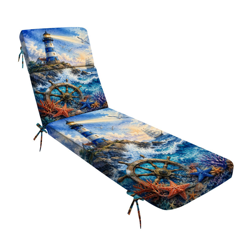  Coussin de chaise longue d'extérieur de 3 po pour l'extérieur