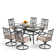Alyah Rectangular 6 - Person 60.2" Long Dining Set with Cushions