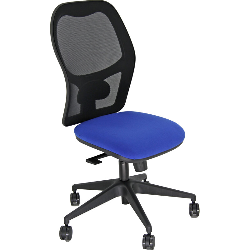 Cosetta Acrylic Office Chair, Blue