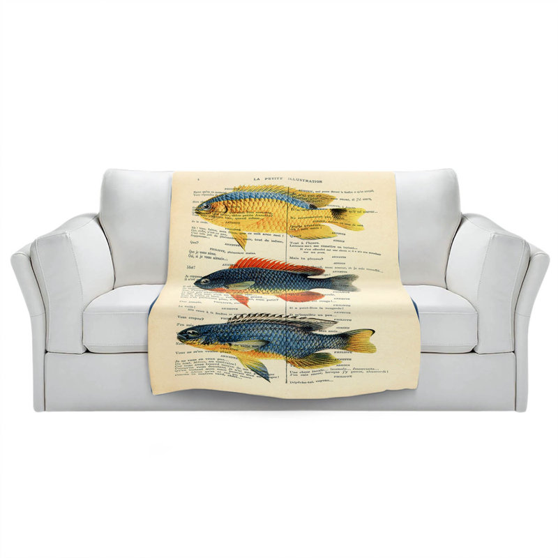Couverture de poisson , 51 po x 60 po