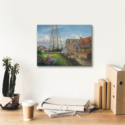  «Marine Fournitures» par Nicky Boehme, art mural sur toile, 16 po x 12 po