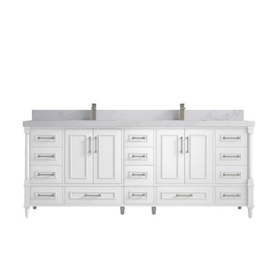 Ensemble de meuble-lavabo double 84 po Aberdeen