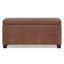 Repose-pieds rectangulaire avec rangement relevable Dover-1897544026