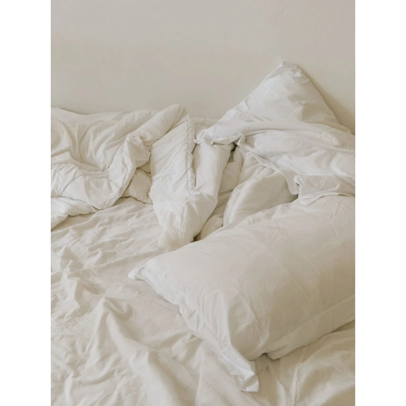 Drap de lit avec housses de coussin, Lit double