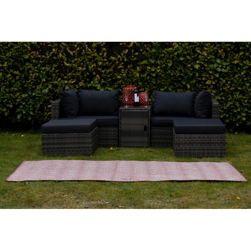 Dekeisha Hand Woven Indoor / Outdoor Area Rug, Rectangle 152 x 244cm