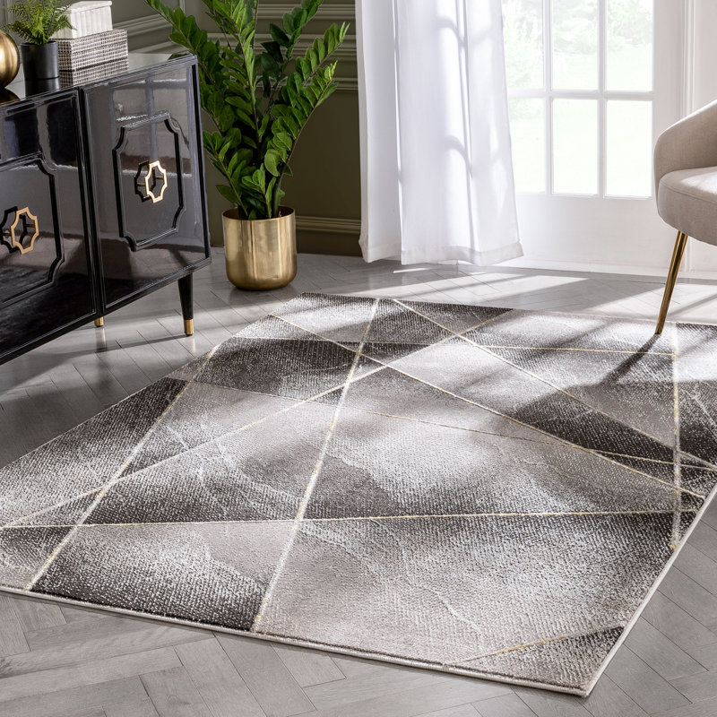 Fairmont Geometric Synthetic Area Rug, Rectangle 160cm x 220cm