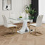 Table en verre de style moderne