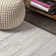 Spann Linear Modern Half-Stripe Gray/Cream Rug