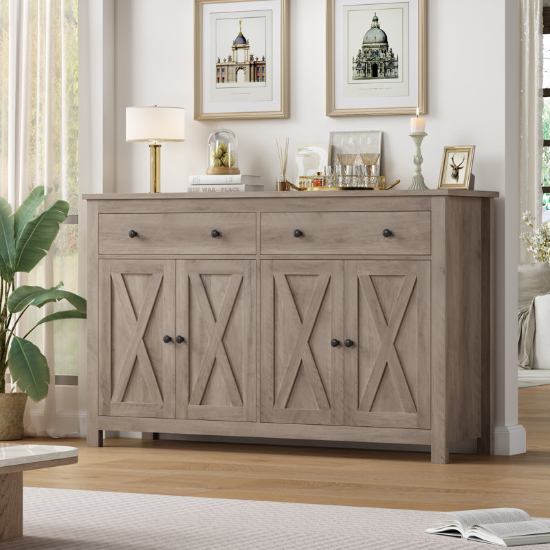 55.1'' Sideboard, Rustic Brown