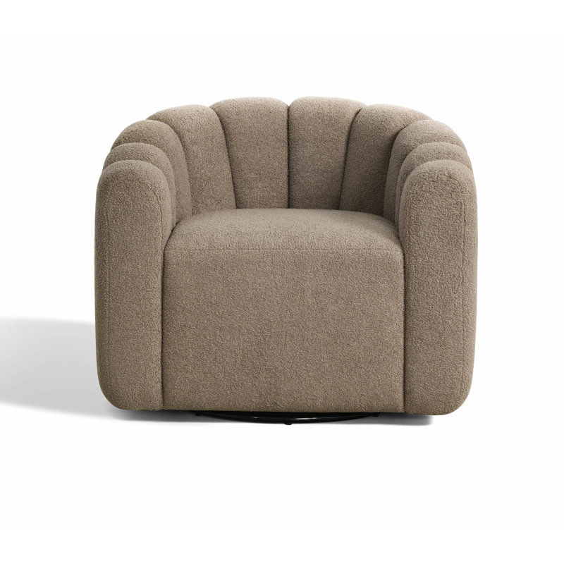 Chaise pivotante Sasha, Coffee