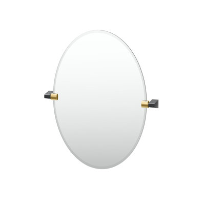 Miroir de salle de bain mural sans cadre A-Line | Miroir mural pivotant