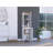 Linen Cabinet Jannes, Two Open Shelves, Single Door-686839226