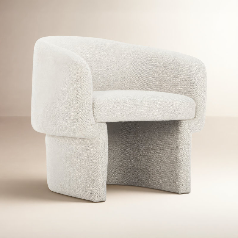 Jessie Accent Chair, Oyster Boucle