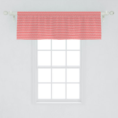 Floral Tailored Window Valance