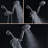 Wall Mounted Shower Head With Handheld - 6 Function Spray Patterns Abs Rain And Power Fog Pattern Included