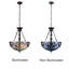 Luminaire suspendu à 2 ampoules simples