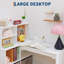 Ensemble de bureau en coin et chaise pour enfants, table d'étude en L pour enfants-2026991314