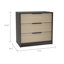 Commode compacte à trois tiroirs Kaia, option de rangement dans la chambre à coucher-86842349