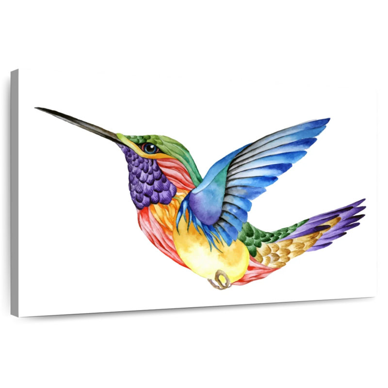 Brampt Vivid Hummingbird, 30" H x 45" W
