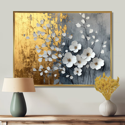 Wildflowers Pure Golden Balance Horizons - Wildflowers Canvas Wall Art