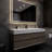 Albizu 59" Wall-Mounted Single Bathroom Vanity-69316047