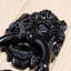 Hammer & Tongs - Lion Head Door Knocker - H150mm - Black